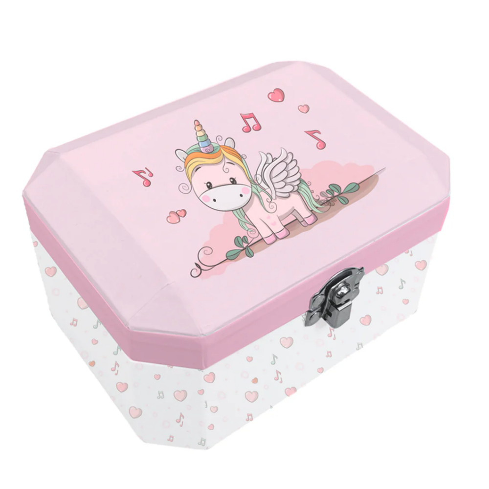 Musikdåse med en enhjørning