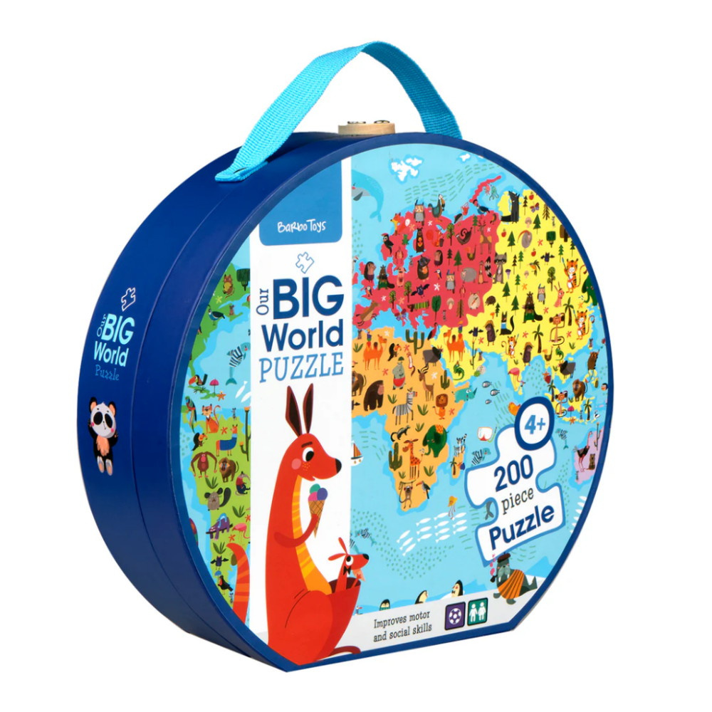 Puslespil: Vores store verden 200 Brikker