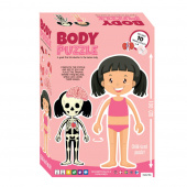 Kropspuslespil Pige 36 Brikker Kropspuslespil Pige 36 Brikker