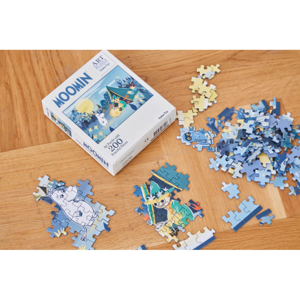 Puslespil: Mumin Blå 200 Brikker
