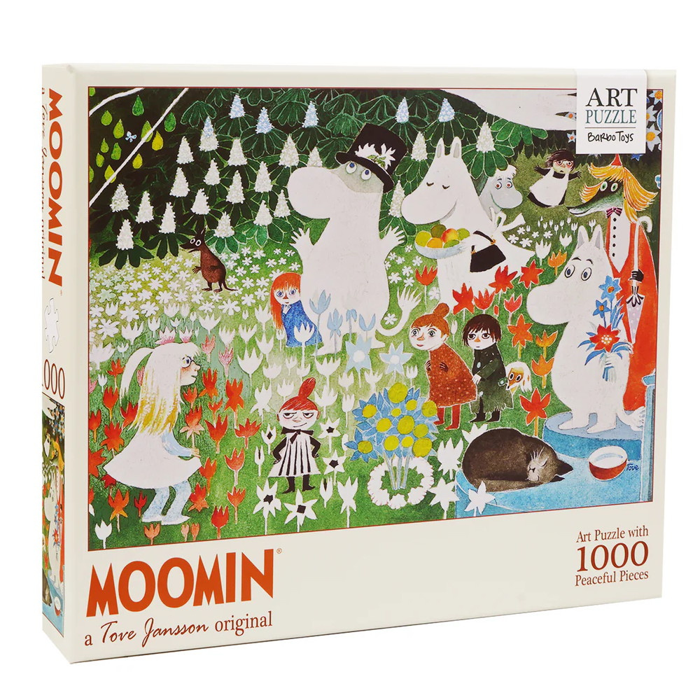 Puslespil: Mumi Blomsterhave 1000 Brikker