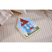 Træpuslespil - Mumins hus 19 Brikker Træpuslespil - Mumins hus 19 Brikker