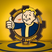 Fallout Vault Boy Resin Plaque Fallout Vault Boy Resin Plaque