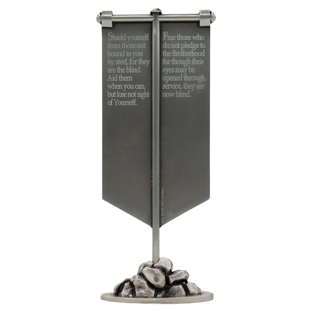 Fallout Limited Edition Brotherhood of Steel Metal Banner
