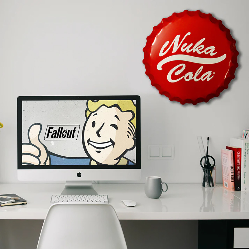 Fallout Nuka-Cola Bottle Cap Tin Sign