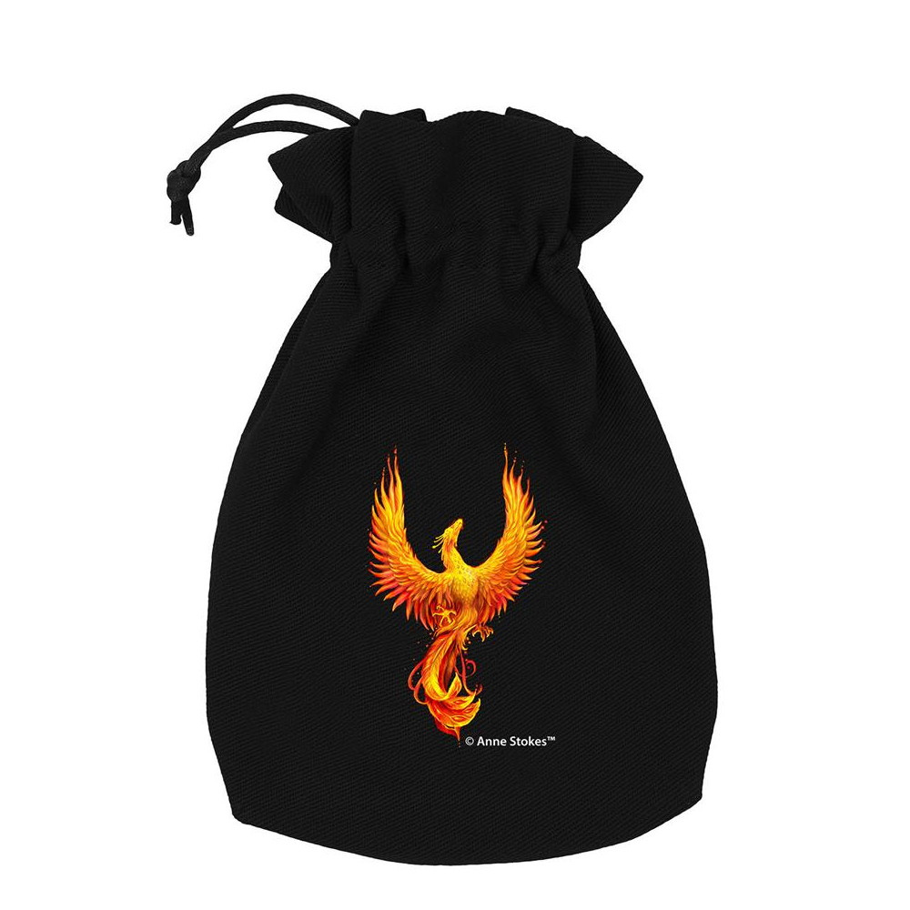 Anne Stokes Dice Pouch: Phoenix
