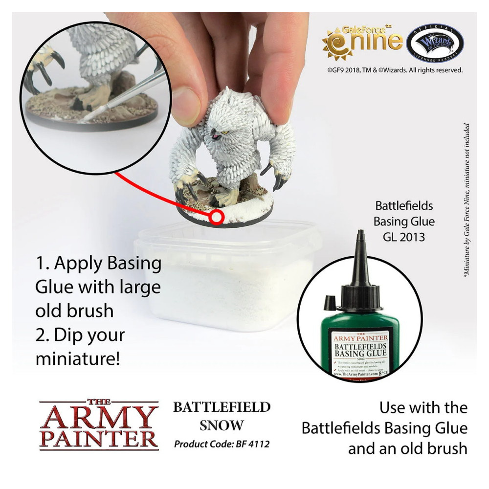 Army Painter: Battlefield Basing - Battlefield Snow