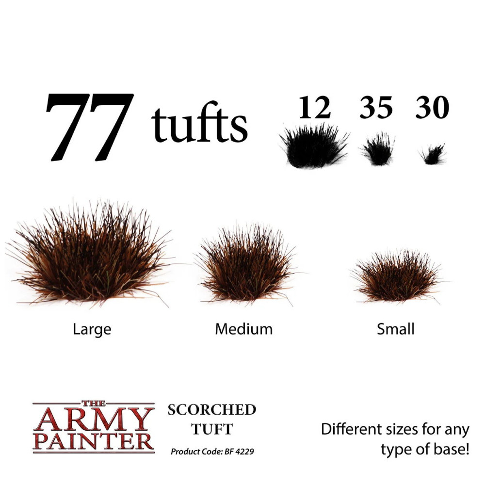 Army Painter: Battlefield Basing - Scorched Tuft