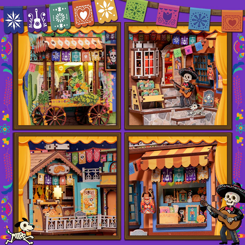 Cutebee Book Nook - Plaza de los Muertos