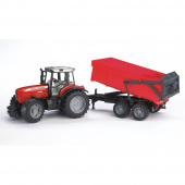 Bruder Massey Ferguson 7480 with tipping trailer Bruder Massey Ferguson 7480 with tipping trailer