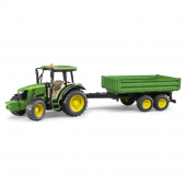 Bruder John Deere 5115M med tipvogn Bruder John Deere 5115M med tipvogn
