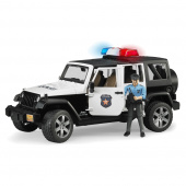 Bruder Jeep Wrangler Unlimited Rubicon politibil med politi og tilbehør