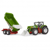Bruder Roadmax traktor med frontlæsser og tipvogn Bruder Roadmax traktor med frontlæsser og tipvogn