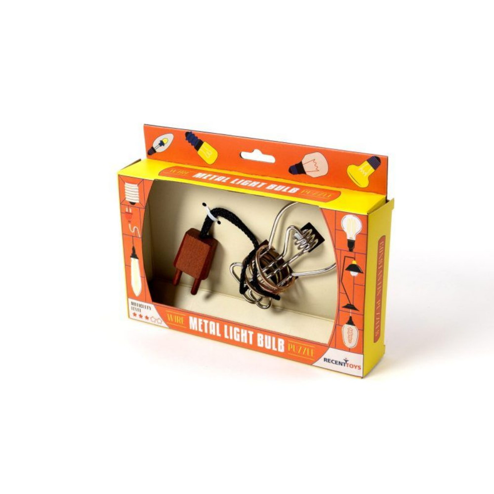 Metal Light Bulb Puzzle