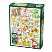 Cobble Hill Pussel - A Happy Gnome Life 1000 brikker Cobble Hill Pussel - A Happy Gnome Life 1000 brikker