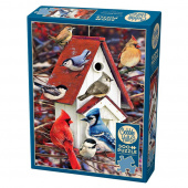Cobble Hill Pussel - Winter Birdhouse 500 Brikker Cobble Hill Pussel - Winter Birdhouse 500 Brikker