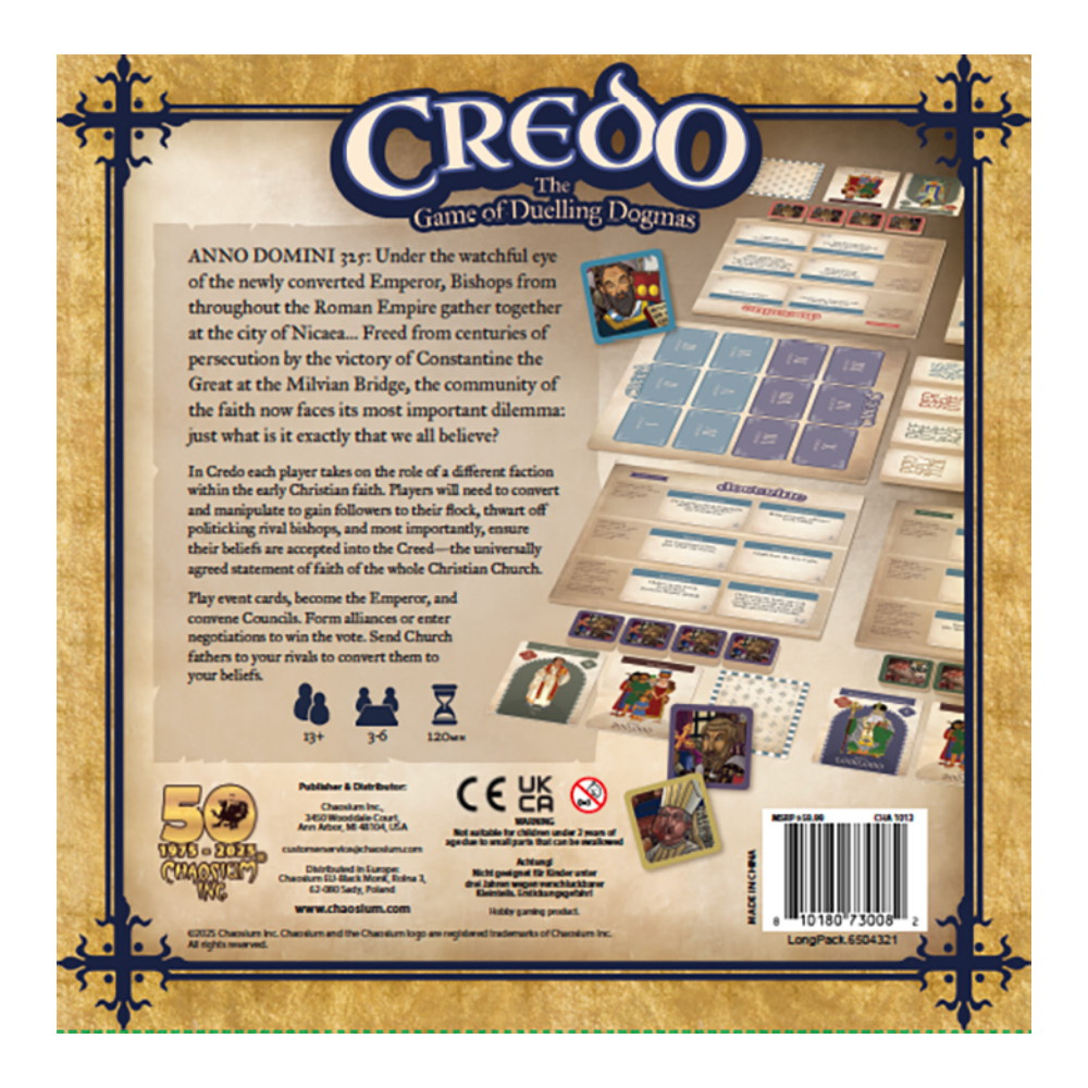 Credo: The Game of Duelling Dogmas
