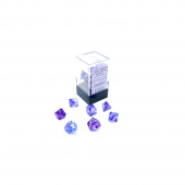 Dice Set 7 Mini Nebula Nocturnal/Blue Luminary Dice Set 7 Mini Nebula Nocturnal/Blue Luminary