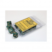 Dice Set D10 Opaque Dusty Green/Copper Dice Set D10 Opaque Dusty Green/Copper