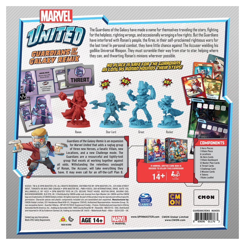 Marvel United: Guardians of the Galaxy Remix (Exp.)
