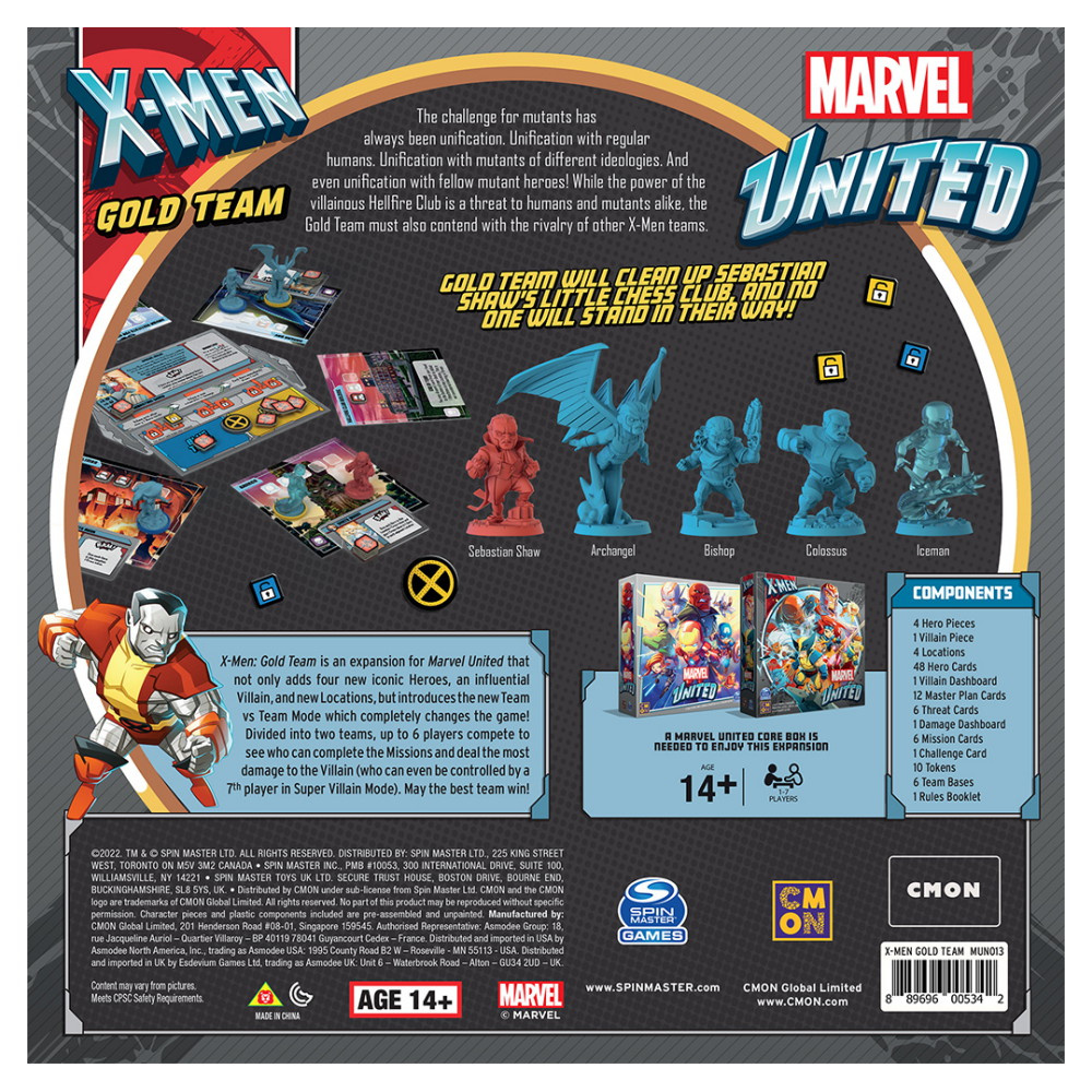 Marvel United: X-Men - Gold Team (Exp.)