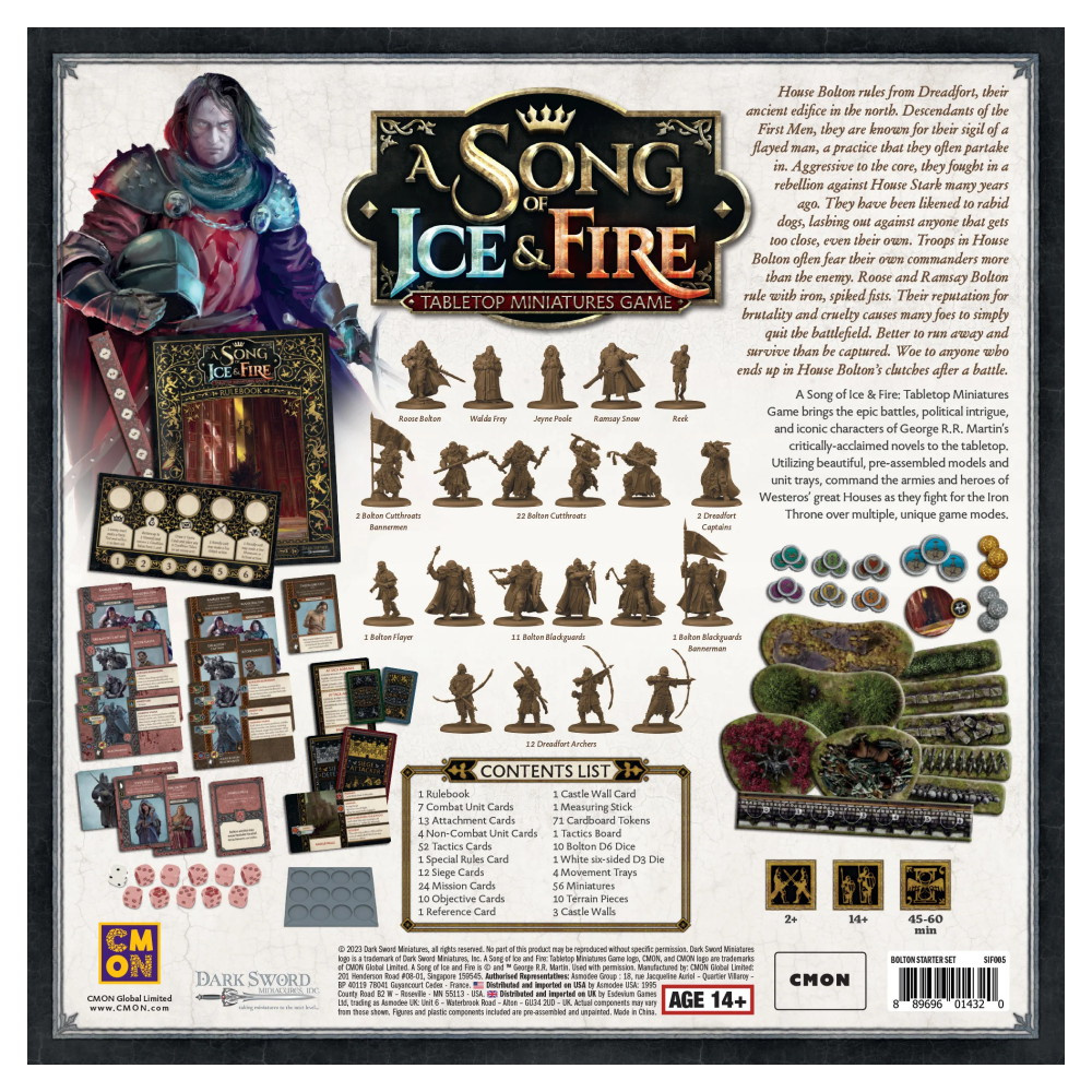 A Song of Ice & Fire: Miniatures Game - Bolton Starter Set