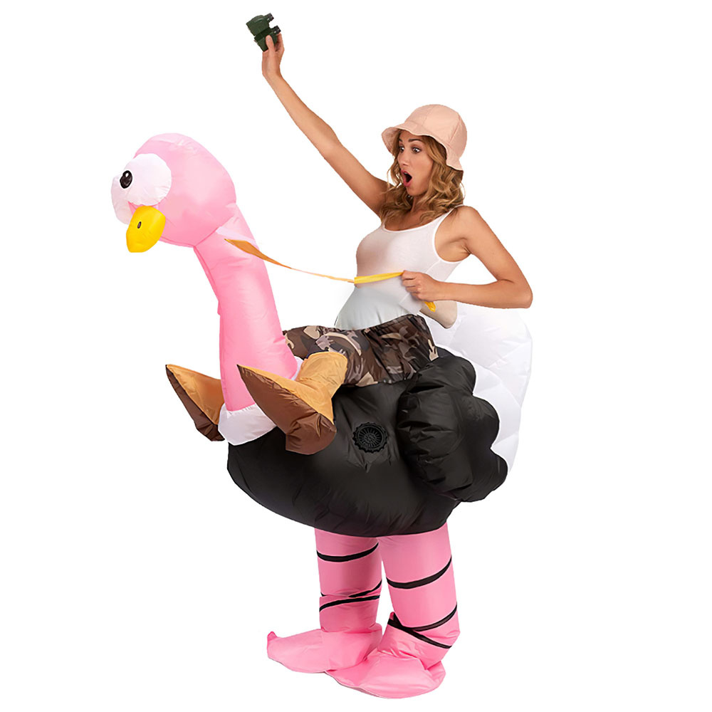 Oppustelig Ostrich kostume