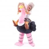 Oppustelig Ostrich kostume Oppustelig Ostrich kostume