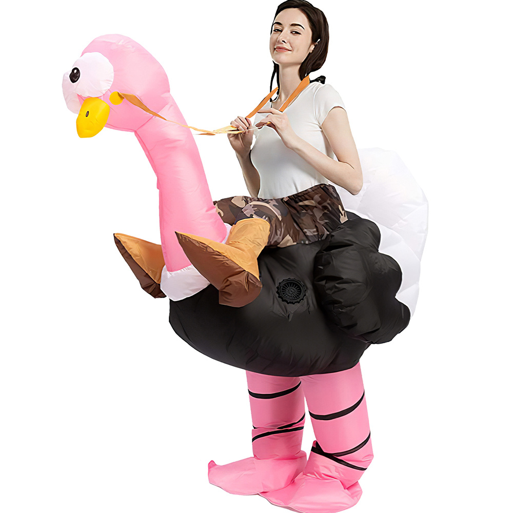 Oppustelig Ostrich kostume