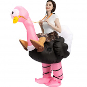 Oppustelig Ostrich kostume Oppustelig Ostrich kostume