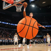 Oppusteligt Kostume Basketball Oppusteligt Kostume Basketball