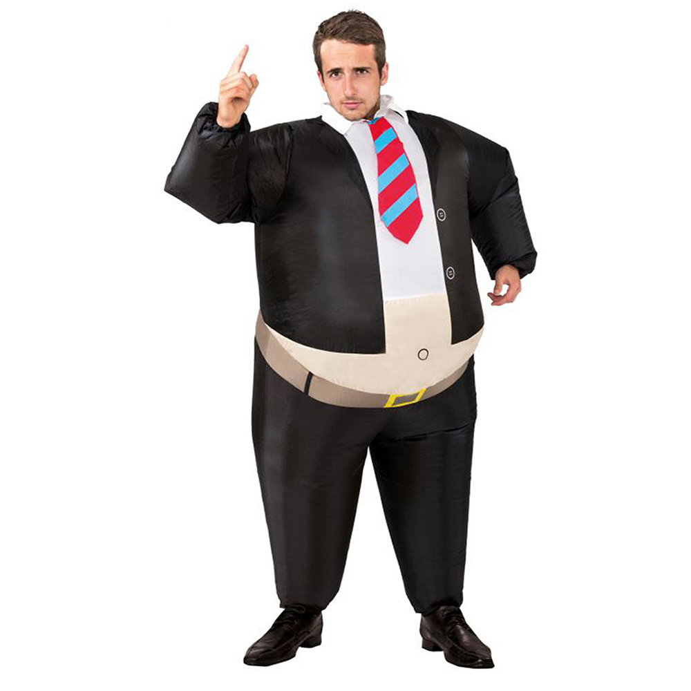 Oppustelig Big Boss kostume