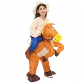 Oppustelig Cowboy kostume - Kids