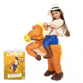 Oppustelig Cowboy kostume - Kids Oppustelig Cowboy kostume - Kids