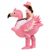 Oppustelig Cute Flamingo kostume Oppustelig Cute Flamingo kostume
