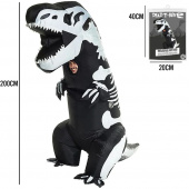 Oppustelig XXL Dead T-Rex kostume Oppustelig XXL Dead T-Rex kostume