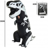 Oppustelig XXL Dead T-Rex kostume