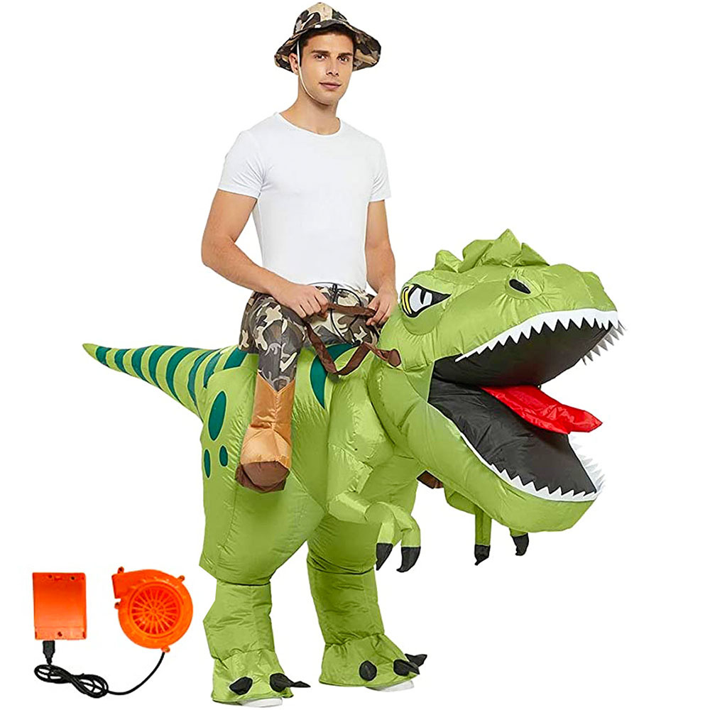Oppustelig T-Rex kostume