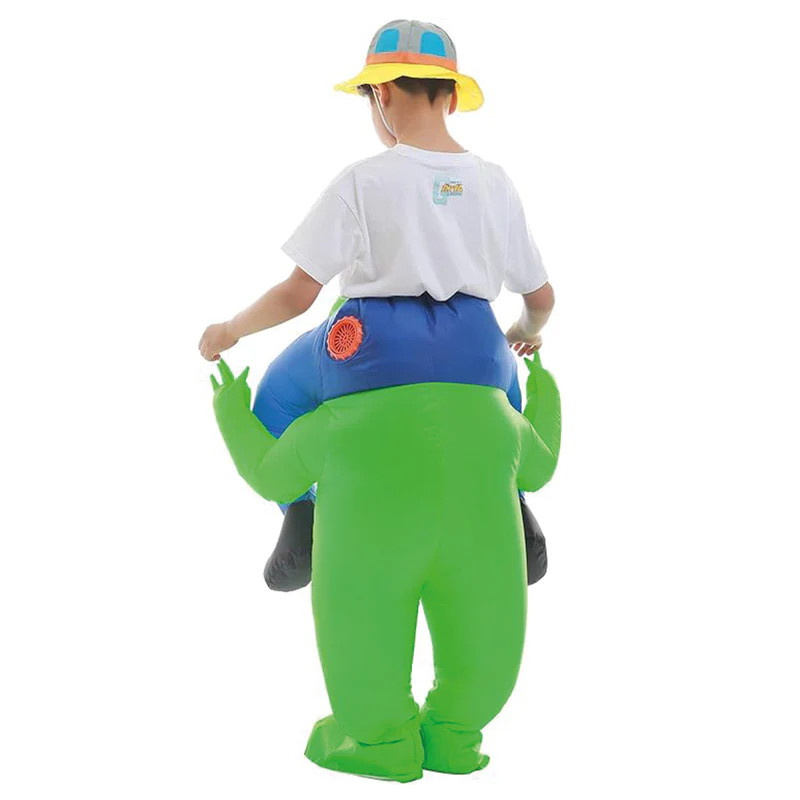 Alien oppusteligt kostume til børn
