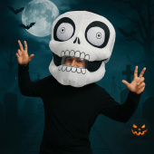 Kæmpe oppusteligt skelethoved til voksne Kæmpe oppusteligt skelethoved til voksne