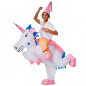 Oppustelig Unicorn kostume Oppustelig Unicorn kostume