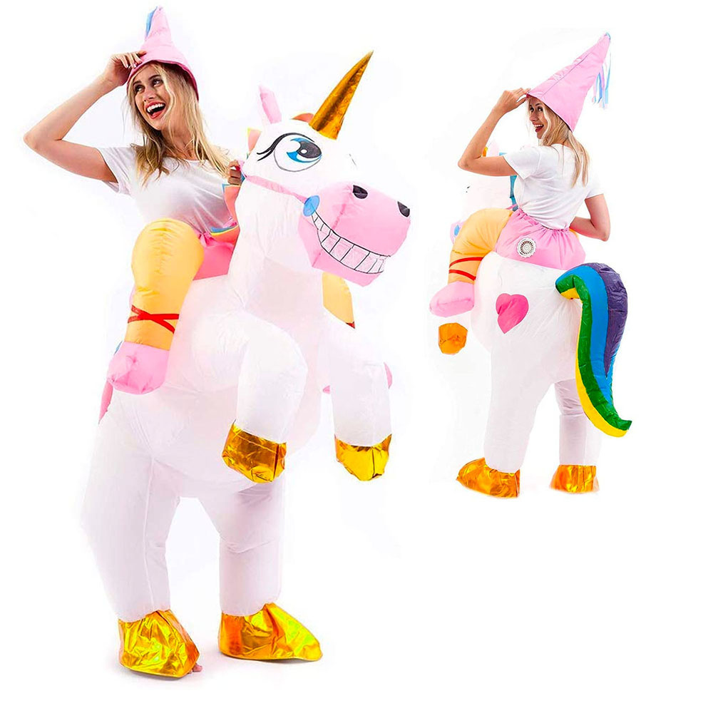 Oppustelig Magic Unicorn kostume