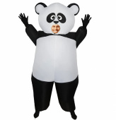 Oppustelig Panda kostume Oppustelig Panda kostume