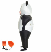 Oppustelig Panda kostume Oppustelig Panda kostume