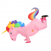 Oppustelig Giant Pink Unicorn kostume Oppustelig Giant Pink Unicorn kostume