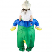 Oppustelig Raptor kostume - Kids Oppustelig Raptor kostume - Kids