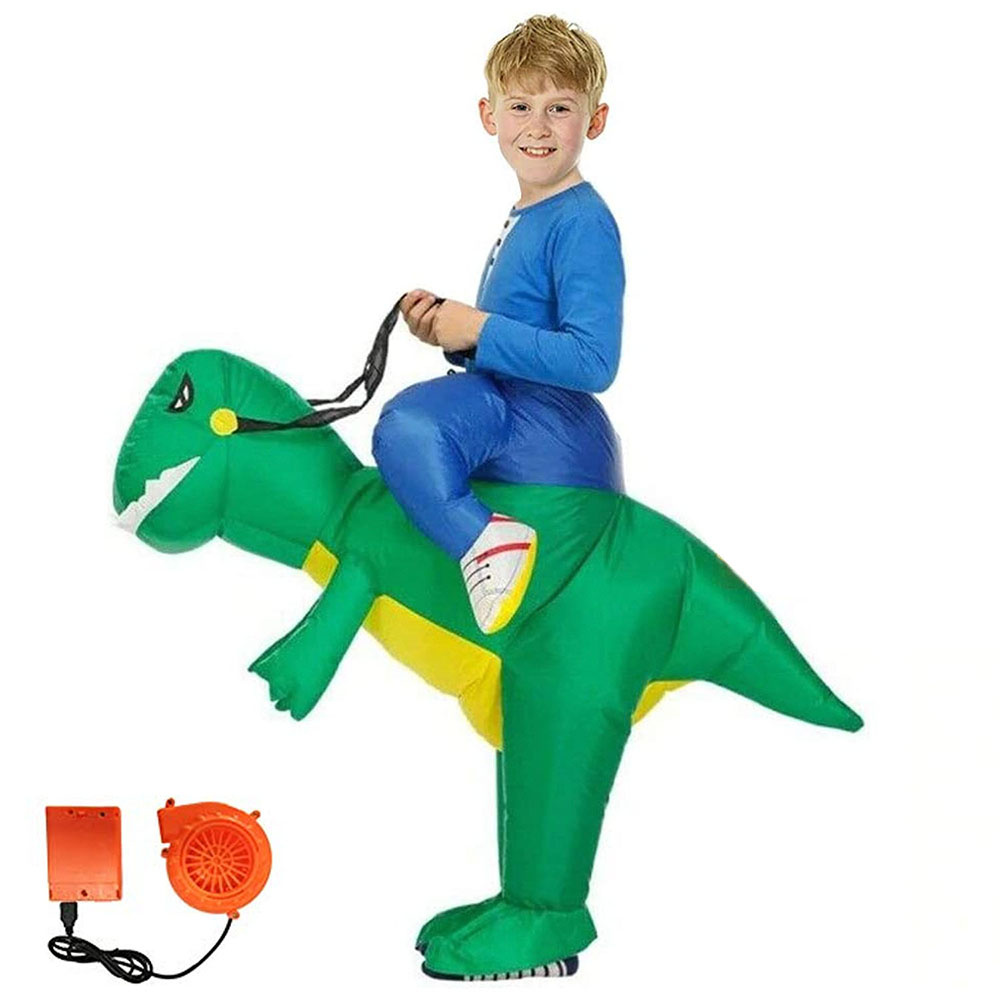 Oppustelig Raptor kostume - Kids