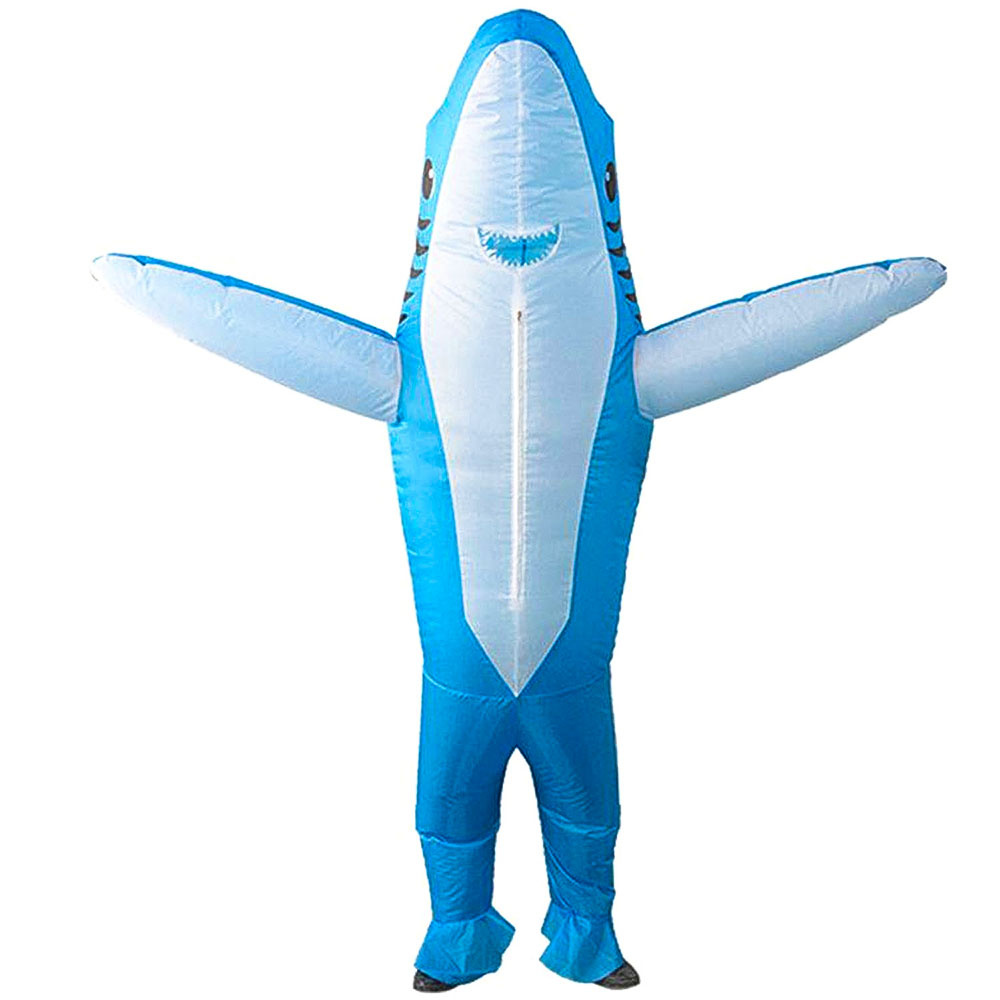 Oppustelig Shark kostume