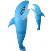 Oppustelig Shark kostume