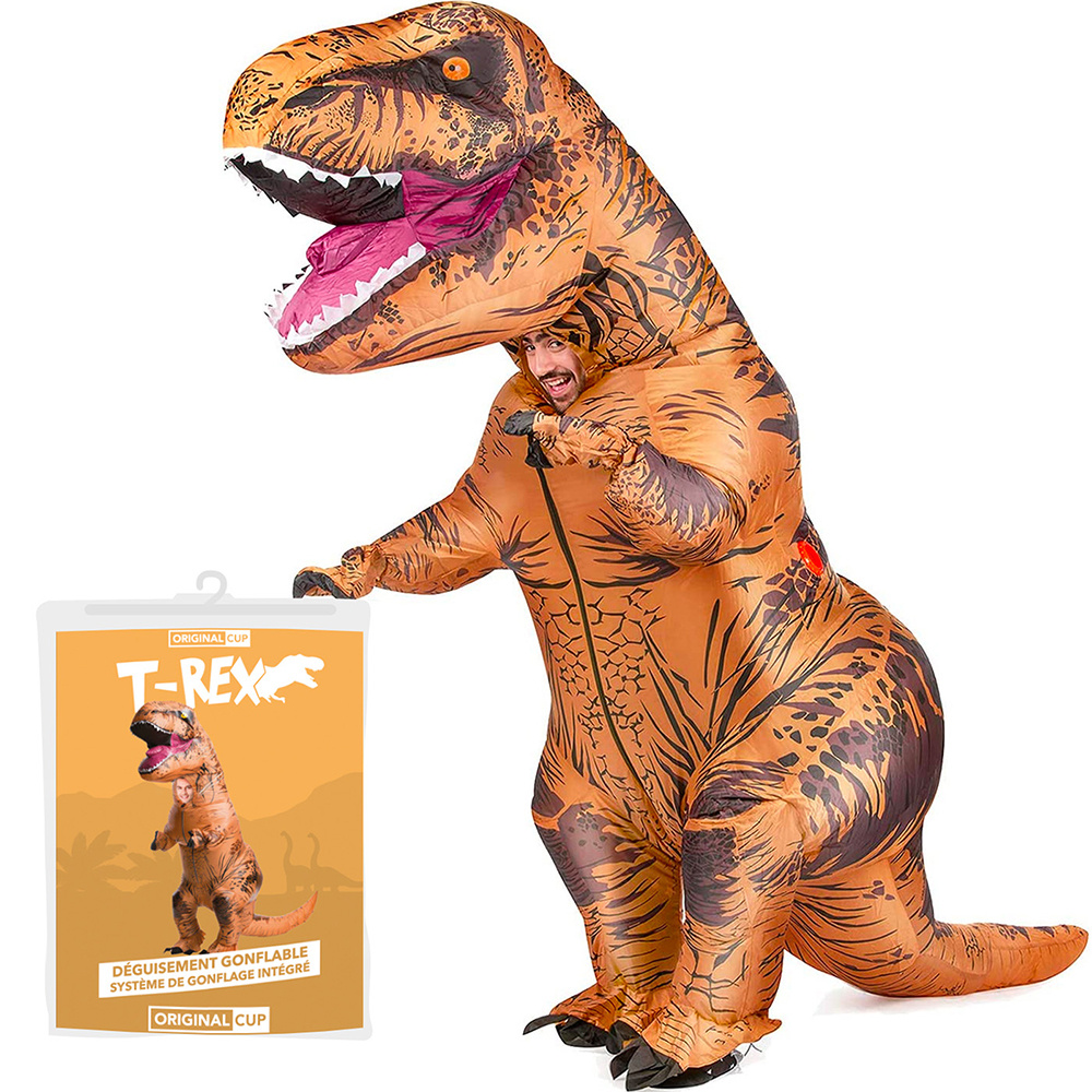 Oppustelig XXL T-Rex kostume
